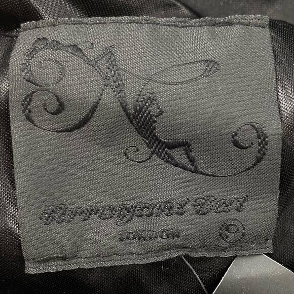 ARROGANT CAT NWT Dark Grey Metallic Multi Layered Jacquard Pencil Dress Size XS - Picture 9 of 11